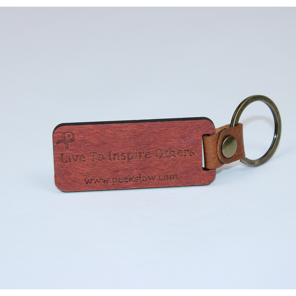 P.S. WOOD KEY CHAINS